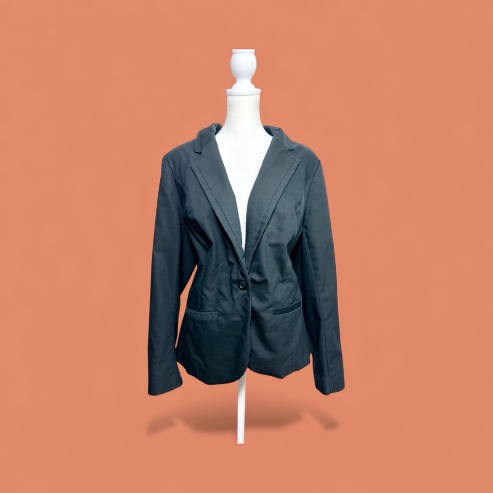 Lane Bryant Black Stretch Blazer – Size 20